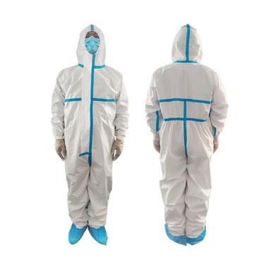medical-coverall-Isolation-Clothing-Disposable-Protective-suit LANGQI